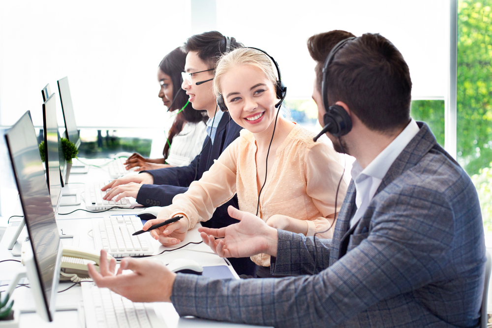 A Team Enjoys Their New VoIP System