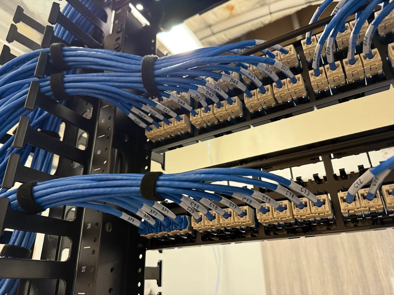 Z-Tech Communications professional cable labeling Dallas-Fort Worth