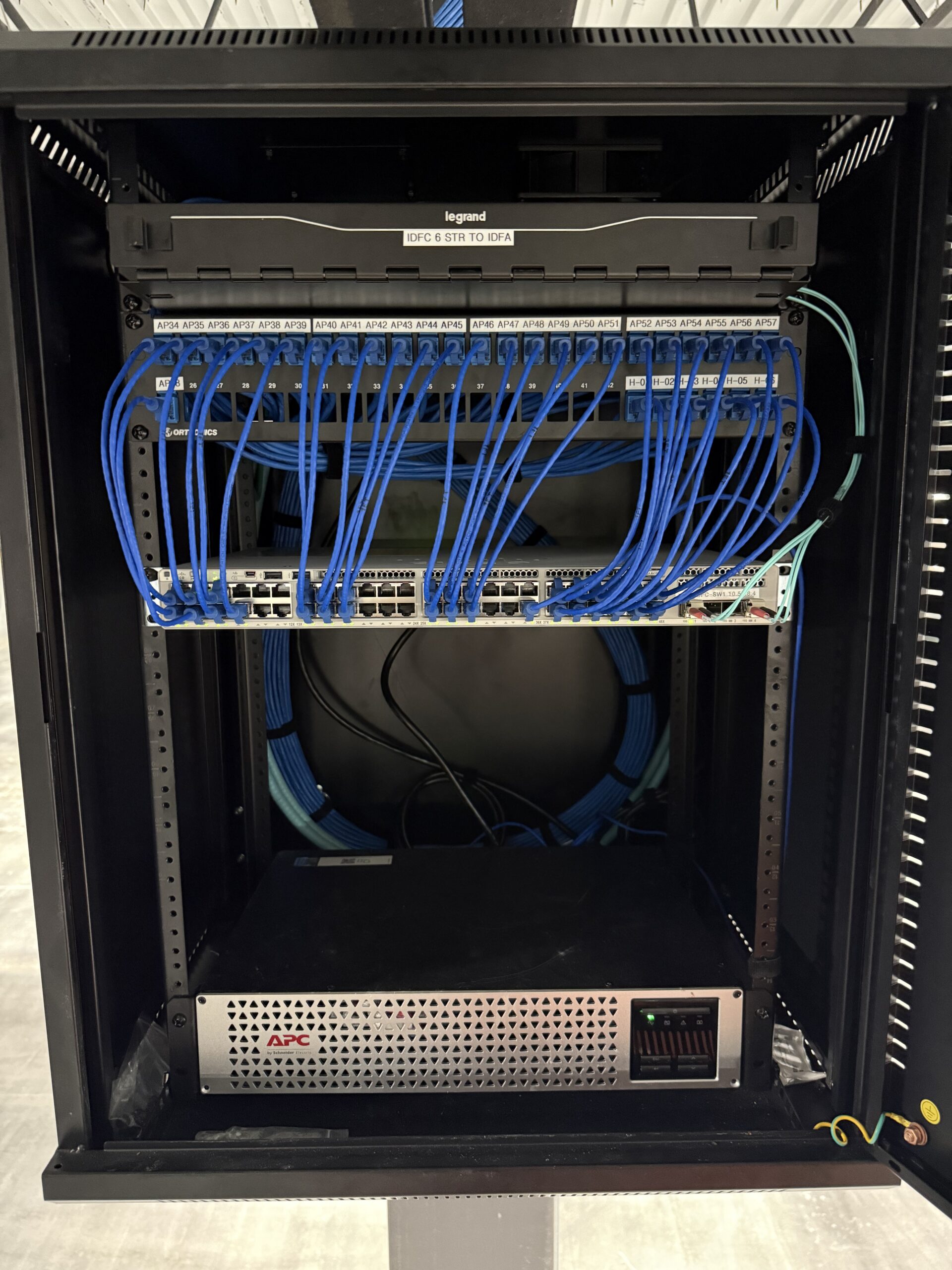 Z-Tech Communications commercial structured cabling installation in Dallas-Fort Worth